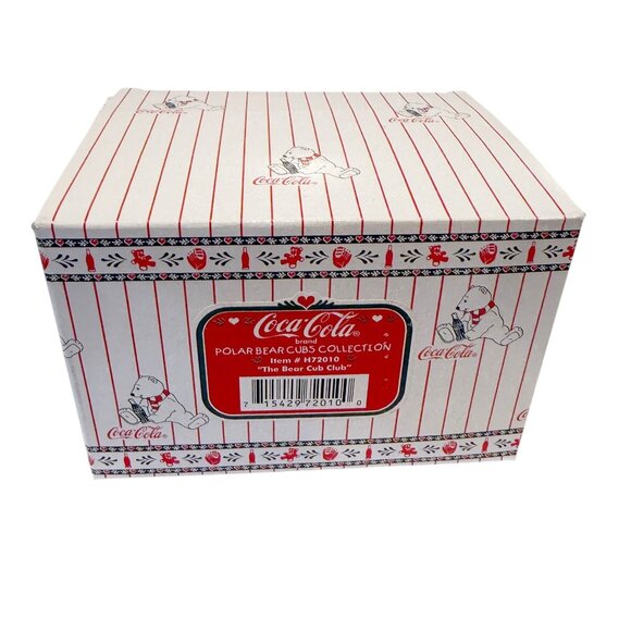 Coca-Cola Polar Bear Cubs Collection 1996 "The Bears Cub Club" 72010 - Picture 6 of 7